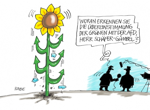 Cartoon: AfD Vergleich (medium) by RABE tagged spd,kevin,kühnert,bmw,kollektivierung,rabe,ralf,böhme,cartoon,karikatur,pressezeichnung,farbcartoon,tagescartoon,ochs,esel,bayern,rad,sozialismus,planwirtschaft,honecker,ddr,sed,schäfer,gümbel,vergleich,grüne,afd,habeck,gauland,übereinstimmung,wahlerfolg,spd,kevin,kühnert,bmw,kollektivierung,rabe,ralf,böhme,cartoon,karikatur,pressezeichnung,farbcartoon,tagescartoon,ochs,esel,bayern,rad,sozialismus,planwirtschaft,honecker,ddr,sed,schäfer,gümbel,vergleich,grüne,afd,habeck,gauland,übereinstimmung,wahlerfolg