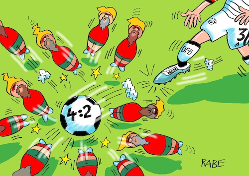 Cartoon: Alle Neune äh alle Elfe (medium) by RABE tagged em,europameisterschaft,löw,bundestrainer,nationalelf,fußball,fußballspieler,sport,portugal,deutschland,ronaldo,gosens,rabe,ralf,böhme,cartoon,karikatur,pressezeichnung,farbcartoon,tagescartoon,tor,torschütze,sieg,vorrunde,freistoss,kegel,portugiesen,alle,em,europameisterschaft,löw,bundestrainer,nationalelf,fußball,fußballspieler,sport,portugal,deutschland,ronaldo,gosens,rabe,ralf,böhme,cartoon,karikatur,pressezeichnung,farbcartoon,tagescartoon,tor,torschütze,sieg,vorrunde,freistoss,kegel,portugiesen