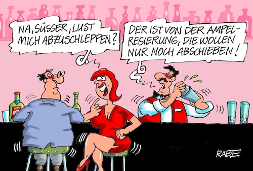 Cartoon: Anbaggern (medium) by RABE tagged migranten,abschiebung,faeser,innenministerin,bundesregeierung,ampel,gesetzentwurf,rabe,ralf,böhme,cartoon,karikatur,pressezeichnung,farbcartoon,tagescartoon,rückführung,migranten,abschiebung,faeser,innenministerin,bundesregeierung,ampel,gesetzentwurf,rabe,ralf,böhme,cartoon,karikatur,pressezeichnung,farbcartoon,tagescartoon,rückführung,rückführungsbeschleunigungsgesetz