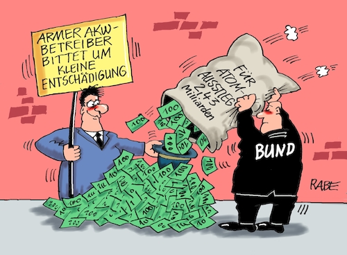 Cartoon: Armer Akw (medium) by RABE tagged corona,bundländerkonferenz,merkel,kanzleramt,lockerungen,stufenplan,öffnungen,lockdown,shutdown,baumärkte,impfdosen,rki,fallzahlen,inzidenzwert,atomausstieg,akw,atomkraftwerk,entschädigung,energieriesen,umweltschutz,milliarden,euro,bund,corona,bundländerkonferenz,merkel,kanzleramt,lockerungen,stufenplan,öffnungen,lockdown,shutdown,baumärkte,impfdosen,rki,fallzahlen,inzidenzwert,atomausstieg,akw,atomkraftwerk,entschädigung,energieriesen,umweltschutz,milliarden,euro,bund