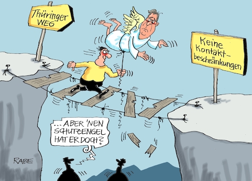 Cartoon: Auf dem Holzweg (medium) by RABE tagged virus,corona,pandemie,coronakrise,rabe,ralf,böhme,cartoon,karikatur,pressezeichnung,farbcartoon,tagescartoon,viren,virenschutz,mundschutz,desinfektion,föderal,föderalismus,ländersache,lockerungen,kontaktbeschränkungen,holzweg,bodo,ramelow,thüringen,hotspot,virus,corona,pandemie,coronakrise,rabe,ralf,böhme,cartoon,karikatur,pressezeichnung,farbcartoon,tagescartoon,viren,virenschutz,mundschutz,desinfektion,föderal,föderalismus,ländersache,lockerungen,kontaktbeschränkungen,holzweg,bodo,ramelow,thüringen,hotspot