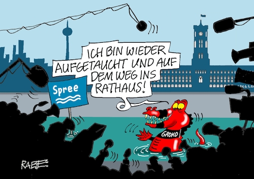 Cartoon: Aufgetauchtes (medium) by RABE tagged berlinwahl,berlin,senat,panne,pannenwahl,wahlbriefe,giffey,rabe,ralf,böhme,cartoon,karikatur,pressezeichnung,farbcartoon,tagescartoon,wahlurne,rettungsboot,stimmzettel,wähler,cdu,spd,groko,koalition,rathaus,spree,krokodil,berlinwahl,berlin,senat,panne,pannenwahl,wahlbriefe,giffey,rabe,ralf,böhme,cartoon,karikatur,pressezeichnung,farbcartoon,tagescartoon,wahlurne,rettungsboot,stimmzettel,wähler,cdu,spd,groko,koalition,rathaus,spree,krokodil