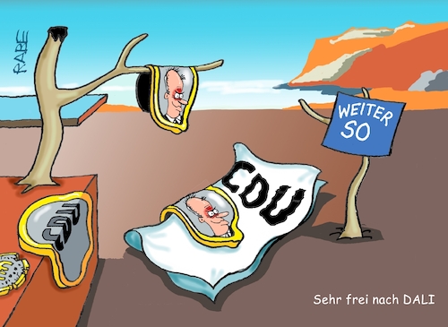 Cartoon: Aufgeweicht (medium) by RABE tagged merz,kanzler,koalition,union,spd,klingbeil,cartoon,karikatur,pressezeichnung,farbcartoon,tagescartoon,db,bahn,frühling,frühjahr,frühjahrsputz,ice,zug,blumenkasten,blumenkästen,esc,songcontest,salvadore,dali,surrealismus,künstler,maler,wahldebakel,wahlfiasko,landtagswahl,senatswahl,berlin,mecklenburg,vorpommern,niederlage,merz,kanzler,koalition,union,spd,klingbeil,cartoon,karikatur,pressezeichnung,farbcartoon,tagescartoon,db,bahn,frühling,frühjahr,frühjahrsputz,ice,zug,blumenkasten,blumenkästen,esc,songcontest,salvadore,dali,surrealismus,künstler,maler,wahldebakel,wahlfiasko,landtagswahl,senatswahl,berlin,mecklenburg,vorpommern,niederlage