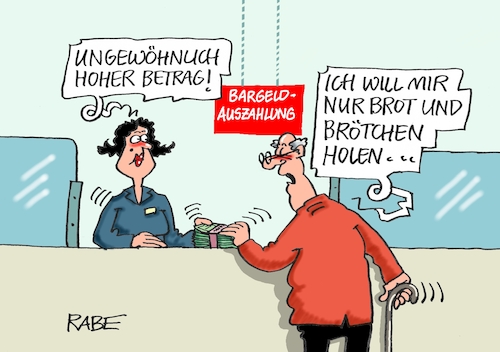 Cartoon: Auszahlung (medium) by RABE tagged usa,biden,telefonat,putin,moskau,kreml,kremlchef,rabe,ralf,böhme,cartoon,karikatur,pressezeichnung,farbcartoon,tagescartoon,ukraine,ukrainekrise,nato,telefonleitung,gipfel,ukrainegipfel,macron,ukrainekrieg,sanktionen,boykott,kornkammer,getreide,getreidepreise,brot,semmeln,preissteigerung,inflation,bank,bankschalter,bargeld,bargeldauszahlung,rentner,euro,geld,weizen,usa,biden,telefonat,putin,moskau,kreml,kremlchef,rabe,ralf,böhme,cartoon,karikatur,pressezeichnung,farbcartoon,tagescartoon,ukraine,ukrainekrise,nato,telefonleitung,gipfel,ukrainegipfel,macron,ukrainekrieg,sanktionen,boykott,kornkammer,getreide,getreidepreise,brot,semmeln,preissteigerung,inflation,bank,bankschalter,bargeld,bargeldauszahlung,rentner,euro,geld,weizen