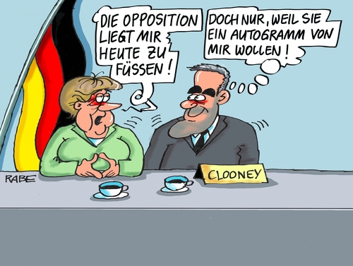 Cartoon: Autogrammstunde (medium) by RABE tagged merkel,kanzlerin,kanzleramt,flüchtlinge,flüchtlingskrise,rabe,ralf,böhme,cartoon,karikatur,pressezeichnung,farbcartoon,tagescartoon,hollywood,george,clooney,berlinale,gespräch,merkel,kanzlerin,kanzleramt,flüchtlinge,flüchtlingskrise,rabe,ralf,böhme,cartoon,karikatur,pressezeichnung,farbcartoon,tagescartoon,hollywood,george,clooney,berlinale,gespräch