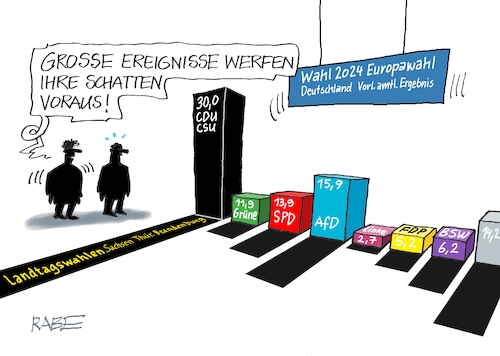 Cartoon: Balkendiagramm (medium) by RABE tagged wahl,wahlomat,wahlkämpfer,europawahl,landtagswahl,wähler,wahlplakate,rabe,ralf,böhme,cartoon,karikatur,pressezeichnung,farbcartoon,tagescartoon,gewalt,sanitäter,notaufnahme,notarzt,wahlergebnisse,balkendiagramm,landtagswahlen,sachsen,thüringen,brandenburg,wahlsieger,wahlverlierer,wahl,wahlomat,wahlkämpfer,europawahl,landtagswahl,wähler,wahlplakate,rabe,ralf,böhme,cartoon,karikatur,pressezeichnung,farbcartoon,tagescartoon,gewalt,sanitäter,notaufnahme,notarzt,wahlergebnisse,balkendiagramm,landtagswahlen,sachsen,thüringen,brandenburg,wahlsieger,wahlverlierer