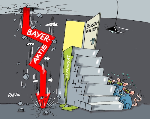 Cartoon: Bayerkeller (medium) by RABE tagged bayer,aktie,glyphosat,börse,absturz,keller,ratten,abwärts,usa,klage,rabe,cartoon,karikatur,pressezeichnung,farbcartoon,tagescartoon,treppe,pfeil,frankfürt,euro,dow,jones,bayer,aktie,glyphosat,börse,absturz,keller,ratten,abwärts,usa,klage,rabe,cartoon,karikatur,pressezeichnung,farbcartoon,tagescartoon,treppe,pfeil,frankfürt,euro,dow,jones