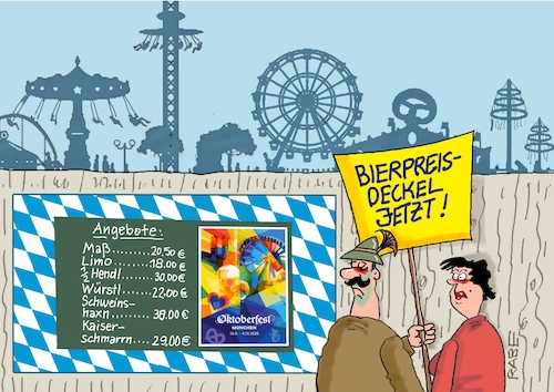 Cartoon: Bierdeckelpreis (medium) by RABE tagged merz,kanzler,koalition,union,spd,klingbeil,cartoon,karikatur,pressezeichnung,farbcartoon,tagescartoon,db,bahn,frühling,frühjahr,frühjahrsputz,ice,zug,blumenkasten,blumenkästen,esc,songcontest,oktoberfest,münchen,bayern,wiesn,söder,maß,preisdeckel,bierpreis,bierpreisdeckel,benzinpreis,benzinpreisdeckel,merz,kanzler,koalition,union,spd,klingbeil,cartoon,karikatur,pressezeichnung,farbcartoon,tagescartoon,db,bahn,frühling,frühjahr,frühjahrsputz,ice,zug,blumenkasten,blumenkästen,esc,songcontest,oktoberfest,münchen,bayern,wiesn,söder,maß,preisdeckel,bierpreis,bierpreisdeckel,benzinpreis,benzinpreisdeckel