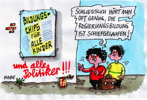 Cartoon: Bildungschips (medium) by RABE tagged schule,bildung,regierungsbildung,euro,bildungschip,erziehunh,bundesregierung,kultusminister,kinder,schüler,lehrer,hartz,iv,politiker,ungebildet,bildungsreform,bildungsplan,pisastudiew,pisatest,schule,bildung,regierungsbildung,euro,bildungschip,erziehung,bundesregierung,kultusminister,kinder,schüler,lehrer,hartz