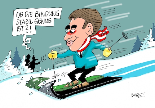 Cartoon: Bindungsprobleme (medium) by RABE tagged sebastian,kurz,österreich,wien,wahl,wähler,övp,rabe,ralf,böhme,cartoobn,karikatur,pressezeichnung,farbcartoon,tagescartoond,dirndl,schneiderei,schneider,fpö,neoliberale,grüne,koalition,schwarz,ski,bindung,bergab,abfahrtslauf,berge,schnee,sebastian,kurz,österreich,wien,wahl,wähler,övp,rabe,ralf,böhme,cartoobn,karikatur,pressezeichnung,farbcartoon,tagescartoond,dirndl,schneiderei,schneider,fpö,neoliberale,grüne,koalition,schwarz,ski,bindung,bergab,abfahrtslauf,berge,schnee