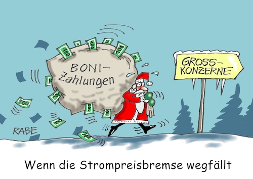 Cartoon: Boni (medium) by RABE tagged ampelregierung,scholz,spd,grüne,fdp,lindner,kinder,kindergrundsicherung,rabe,ralf,böhme,cartoon,karikatur,pressezeichnung,farbcartoon,tagescartoon,hausmeister,ohren,zähne,boni,bonizahlungen,strompreis,strompreisbremse,konzerne,großkonzerne,chefetagen,weihnachten,weihnachtsmann,wegweiser,geldscheine,geschenkesack,ampelregierung,scholz,spd,grüne,fdp,lindner,kinder,kindergrundsicherung,rabe,ralf,böhme,cartoon,karikatur,pressezeichnung,farbcartoon,tagescartoon,hausmeister,ohren,zähne,boni,bonizahlungen,strompreis,strompreisbremse,konzerne,großkonzerne,chefetagen,weihnachten,weihnachtsmann,wegweiser,geldscheine,geschenkesack