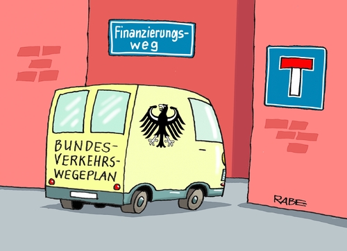 Cartoon: Bundesverkehrswegeplan (medium) by RABE tagged bundesverkehrswegeplan,bundestag,abstimmung,verkehrswege,straßen,autobahnen,finanzierung,finanzierungsweg,sackgasse,rabe,ralf,böhme,cartoon,karikatur,pressezeichnung,farbcartoon,tagescartoon,pkw,autofahrer,steuern,abgaben,bundesverkehrswegeplan,bundestag,abstimmung,verkehrswege,straßen,autobahnen,finanzierung,finanzierungsweg,sackgasse,rabe,ralf,böhme,cartoon,karikatur,pressezeichnung,farbcartoon,tagescartoon,pkw,autofahrer,steuern,abgaben