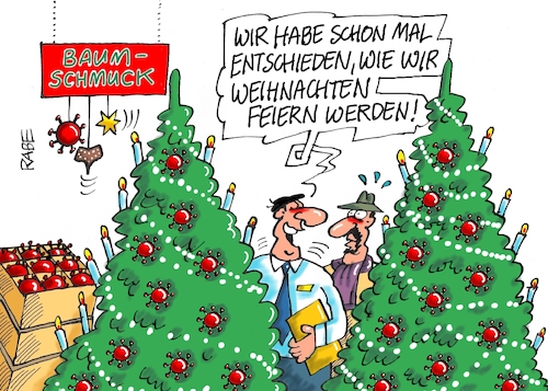 Christbaumschmückerei