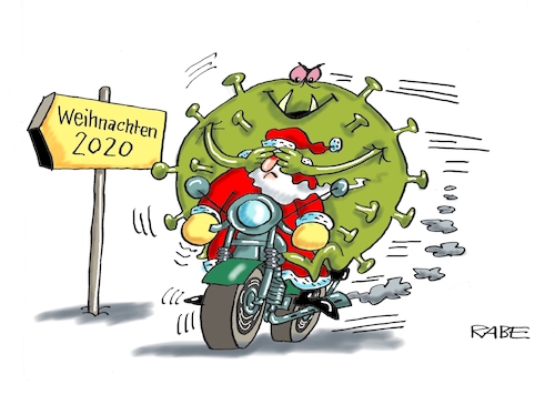 Cartoon: Corona Biker (medium) by RABE tagged corona,bildung,bildungsminister,kanzleramt,bildungskonferenz,lehrerkonferenz,laptop,ausstatung,digitalisierung,bildungsmonitor,internetzugan,wlan,aufwachen,kontaktpersonen,weihnachten,weihnachtsmann,motorrad,wegweiser,fallzahlen,rki,lockdown,teillockdown,verschhärfung,lockerung,läderchefs,merkel,biker,sozius,corona,bildung,bildungsminister,kanzleramt,bildungskonferenz,lehrerkonferenz,laptop,ausstatung,digitalisierung,bildungsmonitor,internetzugan,wlan,aufwachen,kontaktpersonen,weihnachten,weihnachtsmann,motorrad,wegweiser,fallzahlen,rki,lockdown,teillockdown,verschhärfung,lockerung,läderchefs,merkel,biker,sozius