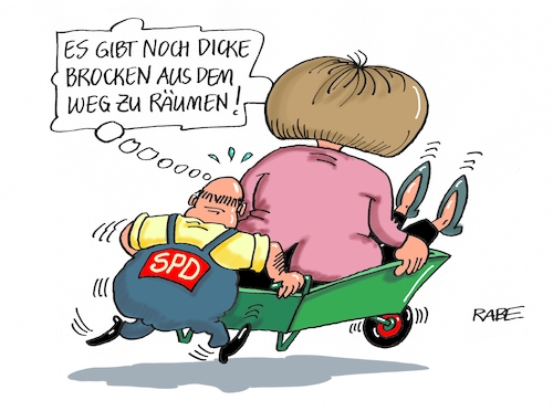 Cartoon: Dicker Brocken (medium) by RABE tagged grüne,jamaika,sondierungsgespräche,regierungsbildung,amtshandlung,rabe,ralf,böhme,cartoon,karikatur,pressezeichnung,farbcartoon,tagescartoon,sondierungsrunde,neuwahlen,merkel,seehofer,groko,schubkarre,schulz,spd,brocken,grüne,jamaika,sondierungsgespräche,regierungsbildung,amtshandlung,rabe,ralf,böhme,cartoon,karikatur,pressezeichnung,farbcartoon,tagescartoon,sondierungsrunde,neuwahlen,merkel,seehofer,groko,schubkarre,schulz,spd,brocken