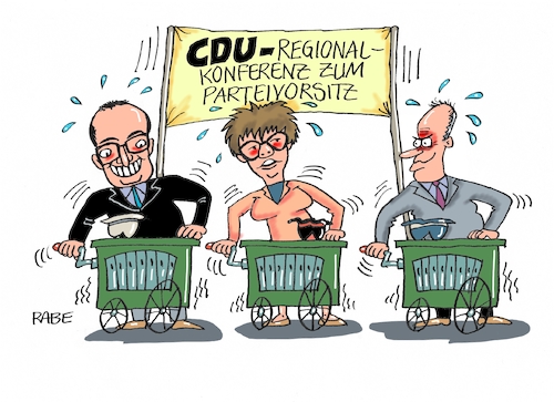 Cartoon: Die ewige Leier (medium) by RABE tagged cdu,parteivorsitz,parteispitze,kandidaten,kandidatenschau,akk,kramp,karrenbaue,spahn,merz,rabe,ralf,böhme,cartoon,karikatur,presseschau,pressezeichnung,farbcartoon,tagescartoon,leier,leierkasten,abstimmung,wahl,cdu,parteivorsitz,parteispitze,kandidaten,kandidatenschau,akk,kramp,karrenbaue,spahn,merz,rabe,ralf,böhme,cartoon,karikatur,presseschau,pressezeichnung,farbcartoon,tagescartoon,leier,leierkasten,abstimmung,wahl