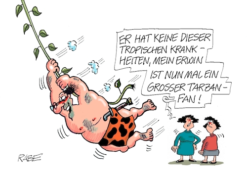 Cartoon: Dschungelboy (medium) by RABE tagged corona,kliniken,intensivbetten,überbelegung,op,operationen,omikron,boosterimpfung,coronamaßnahmen,coronakurs,lockerungen,märz,freedomday,schutzmaßnahmen,tarzan,tarzanfan,erwin,liane,tarzanfilme,tropen,tropenkrankheiten,rki,wieler,tigermücke,malaria,fieber,hitze,klimawandel,corona,kliniken,intensivbetten,überbelegung,op,operationen,omikron,boosterimpfung,coronamaßnahmen,coronakurs,lockerungen,märz,freedomday,schutzmaßnahmen,tarzan,tarzanfan,erwin,liane,tarzanfilme,tropen,tropenkrankheiten,rki,wieler,tigermücke,malaria,fieber,hitze,klimawandel