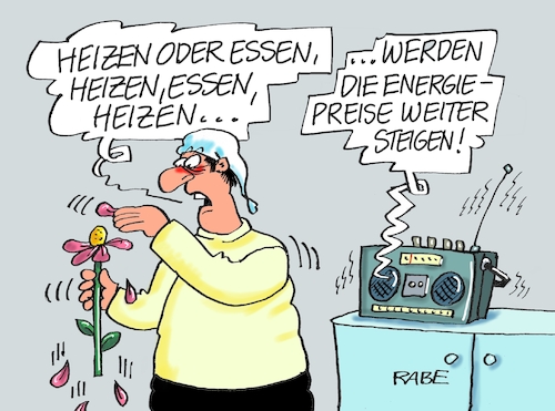 Cartoon: Durch die Blume gesagt (medium) by RABE tagged energie,energiekosten,heizkosten,preissteigerung,stromkosten,benzinpreis,rabe,ralf,böhme,cartoon,karikatur,farbzeichnung,pressezeichnung,tagescartoon,michel,sparschwein,euro,inflation,teuerungsrate,blume,blüte,blütenblätter,senkung,abfederung,radio,transistorradio,energie,energiekosten,heizkosten,preissteigerung,stromkosten,benzinpreis,rabe,ralf,böhme,cartoon,karikatur,farbzeichnung,pressezeichnung,tagescartoon,michel,sparschwein,euro,inflation,teuerungsrate,blume,blüte,blütenblätter,senkung,abfederung,radio,transistorradio