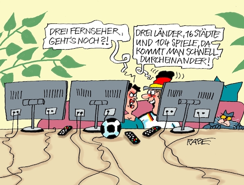 Cartoon: Durchblick bewahren (medium) by RABE tagged fußball,nagelsmann,spieler,wm,kader,usa,ball,sport,tor,spielfeld,schiedsrichter,videobeweis,rabe,ralf,böhme,cartoon,karikatur,pressezeichnung,farbcartoon,tagescartoon,hund,bundesliga,ballaballa,trump,eröfnungsspiel,public,viewing,fußball,nagelsmann,spieler,wm,kader,usa,ball,sport,tor,spielfeld,schiedsrichter,videobeweis,rabe,ralf,böhme,cartoon,karikatur,pressezeichnung,farbcartoon,tagescartoon,hund,bundesliga,ballaballa,trump,eröfnungsspiel,public,viewing
