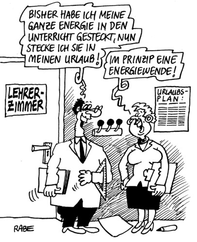 Cartoon: Energiewende (medium) by RABE tagged energie,energiewende,ferien,sommerferien,zeugnisse,lehrer,lehrerzimmer,klassenzimmer,schule,schulklasse,unterricht,bildung,bildungswesen,gewerkschaft,erziehung,urlaubsreise,schüler,stundenplan,urlaubsplan,energie,energiewende,ferien,sommerferien,zeugnisse,lehrer,lehrerzimmer,klassenzimmer,schule