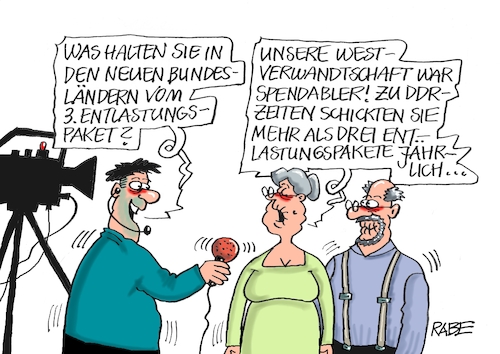 Cartoon: Entlastente Argumente (medium) by RABE tagged gas,gassparen,gasnotstand,gasgeben,sanktionen,gasspeicher,gasheizung,rabe,ralf,böhme,cartoon,karikatur,pressezeichnung,farbcartoon,tagescartoon,robert,habeck,putin,ukrainekrieg,entlastungen,entlastungspaket,rentner,interview,ddr,osten,neue,länder,umfrage,westpaket,westen,verwandtschaft,westler,gas,gassparen,gasnotstand,gasgeben,sanktionen,gasspeicher,gasheizung,rabe,ralf,böhme,cartoon,karikatur,pressezeichnung,farbcartoon,tagescartoon,robert,habeck,putin,ukrainekrieg,entlastungen,entlastungspaket,rentner,interview,ddr,osten,neue,länder,umfrage,westpaket,westen,verwandtschaft,westler