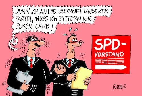 Cartoon: Espenlaub (medium) by RABE tagged groko,union,cdu,csu,spd,merkel,akk,berlin,bundesregierung,befragung,rabe,ralf,böhme,cartoon,karikatur,pressezeichnung,farbcartoon,tagescartoon,prügelei,halbzeit,halbzeitbilanz,parteispitze,vorstandswahl,scholz,esken,walter,borjans,espe,espenlaub,tittern,zitterpartie,groko,union,cdu,csu,spd,merkel,akk,berlin,bundesregierung,befragung,rabe,ralf,böhme,cartoon,karikatur,pressezeichnung,farbcartoon,tagescartoon,prügelei,halbzeit,halbzeitbilanz,parteispitze,vorstandswahl,scholz,esken,walter,borjans,espe,espenlaub,tittern,zitterpartie