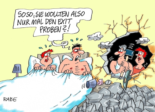 Cartoon: Exittest (medium) by RABE tagged virus,corona,pandemie,coronakrise,rabe,ralf,böhme,cartoon,karikatur,pressezeichnung,farbcartoon,tagescartoon,viren,virenschutz,mundschutz,desinfektion,föderal,föderalismus,ländersache,exit,test,lockerung,aufhebung,ausstieg,kontaktbeschränkungen,ausgangsbescghränkungen,wand,mauer,durchbruch,virus,corona,pandemie,coronakrise,rabe,ralf,böhme,cartoon,karikatur,pressezeichnung,farbcartoon,tagescartoon,viren,virenschutz,mundschutz,desinfektion,föderal,föderalismus,ländersache,exit,test,lockerung,aufhebung,ausstieg,kontaktbeschränkungen,ausgangsbescghränkungen,wand,mauer,durchbruch