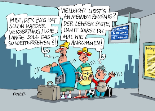 Cartoon: Ferienbeginn (medium) by RABE tagged schule,schüler,bildungsministerin,pisa,test,klassenzimmer,lehrer,rabe,ralf,böhme,cartoon,karikatur,pressezeichnung,farbcaroon,tagescartoon,telent,bildungsministerium,leistung,förderung,schulferien,sommerferien,ferienbeginn,zeugnis,zeugnisausgabe,schulnoten,bahn,bahnsteig,abfahrt,verspätung,reisende,schule,schüler,bildungsministerin,pisa,test,klassenzimmer,lehrer,rabe,ralf,böhme,cartoon,karikatur,pressezeichnung,farbcaroon,tagescartoon,telent,bildungsministerium,leistung,förderung,schulferien,sommerferien,ferienbeginn,zeugnis,zeugnisausgabe,schulnoten,bahn,bahnsteig,abfahrt,verspätung,reisende