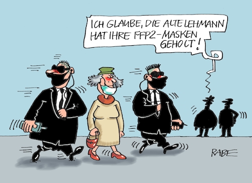 Cartoon: FFP Zwei Sicherheit (medium) by RABE tagged corona,bildung,bildungsminister,kanzleramt,bildungskonferenz,lehrerkonferenz,laptop,ausstatung,digitalisierung,bildungsmonitor,internetzugan,wlan,aufwachen,masken,maskenpflicht,gratis,apotheken,ffp,zwei,bodyguard,security,shutdown,lockdown,fallzahlen,impfstoff,rki,verschärfung,corona,bildung,bildungsminister,kanzleramt,bildungskonferenz,lehrerkonferenz,laptop,ausstatung,digitalisierung,bildungsmonitor,internetzugan,wlan,aufwachen,masken,maskenpflicht,gratis,apotheken,ffp,zwei,bodyguard,security,shutdown,lockdown,fallzahlen,impfstoff,rki,verschärfung