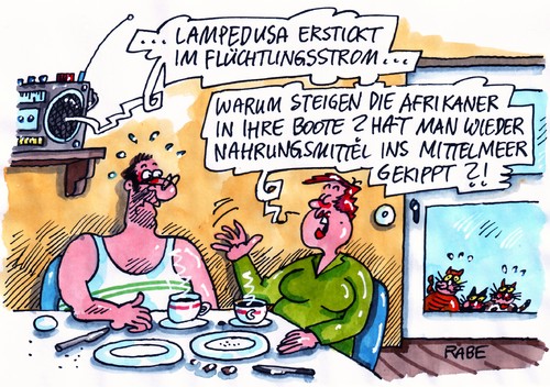 Flüchtlingsstrom