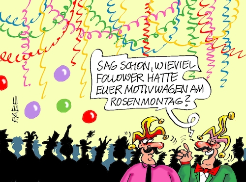 Cartoon: Follower II (medium) by RABE tagged merz,kanzler,koalition,union,spd,klingbeil,cartoon,karikatur,pressezeichnung,farbcartoon,tagescartoon,bürokratie,verwaltung,beamte,modernisierung,monster,drachen,schwert,holzschwert,nägel,säge,karneval,fasching,rosenmontag,rosenmontagsumzug,motivwagen,follower,merz,kanzler,koalition,union,spd,klingbeil,cartoon,karikatur,pressezeichnung,farbcartoon,tagescartoon,bürokratie,verwaltung,beamte,modernisierung,monster,drachen,schwert,holzschwert,nägel,säge,karneval,fasching,rosenmontag,rosenmontagsumzug,motivwagen,follower