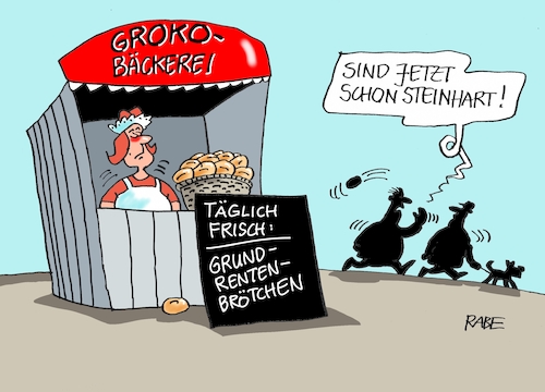 Cartoon: Frischebäckerei (medium) by RABE tagged groko,union,cdu,csu,spd,merkel,akk,berlin,bundesregierung,befragung,rabe,ralf,böhme,cartoon,karikatur,pressezeichnung,farbcartoon,tagescartoon,prügelei,halbzeit,halbzeitbilanz,grundrente,grundrentendiskussion,beschluß,einigung,koalitionsausschuß,rente,rentenpaket,rentner,bedarfsprüfung,groko,union,cdu,csu,spd,merkel,akk,berlin,bundesregierung,befragung,rabe,ralf,böhme,cartoon,karikatur,pressezeichnung,farbcartoon,tagescartoon,prügelei,halbzeit,halbzeitbilanz,grundrente,grundrentendiskussion,beschluß,einigung,koalitionsausschuß,rente,rentenpaket,rentner,bedarfsprüfung