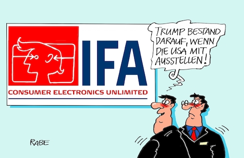 Cartoon: Funkausstellung (medium) by RABE tagged trump,usa,president,bolton,literatur,bücher,rabe,ralf,böhme,cartoon,karikatur,pressezeichnung,farbcartoon,tagescartoon,enthüllung,enthüllungsroman,enthüllungsbücher,biden,demokraten,harris,republikaner,präsidentschaftswahl,november,ifa,internationale,funkausstellung,berlin,trump,usa,president,bolton,literatur,bücher,rabe,ralf,böhme,cartoon,karikatur,pressezeichnung,farbcartoon,tagescartoon,enthüllung,enthüllungsroman,enthüllungsbücher,biden,demokraten,harris,republikaner,präsidentschaftswahl,november,ifa,internationale,funkausstellung,berlin