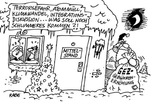 Cartoon: Gebühren (medium) by RABE tagged gebühreneinzug