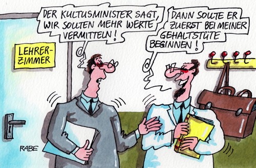 Cartoon: Gehaltstüte (medium) by RABE tagged leher,bildung,erziehung,klassenzimmer,lehrerzimmer,bildungsplan,gehalt,lohn,gehaltstüte,rabe,ralf,böhme,cartoon,karikatur,kultusministerium,kultusminister,werte,vermittlung,schüler,leher,bildung,erziehung,klassenzimmer,lehrerzimmer,bildungsplan,gehalt,lohn,gehaltstüte,rabe,ralf,böhme,cartoon,karikatur,kultusministerium,kultusminister,werte,vermittlung,schüler