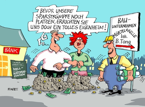 Cartoon: Geldanleger (medium) by RABE tagged girokonto,jedermann,banken,geldinstitute,geldautomat,cash,girocard,bankkonto,konto,rabe,ralf,böhme,cartoon,karikatur,pressezeichnung,farbcartoon,tagescartoon,eigenheime,zinsen,niedrigzinsen,baufirma,sparer,sparstrümpfe,girokonto,jedermann,banken,geldinstitute,geldautomat,cash,girocard,bankkonto,konto,rabe,ralf,böhme,cartoon,karikatur,pressezeichnung,farbcartoon,tagescartoon,eigenheime,zinsen,niedrigzinsen,baufirma,sparer,sparstrümpfe