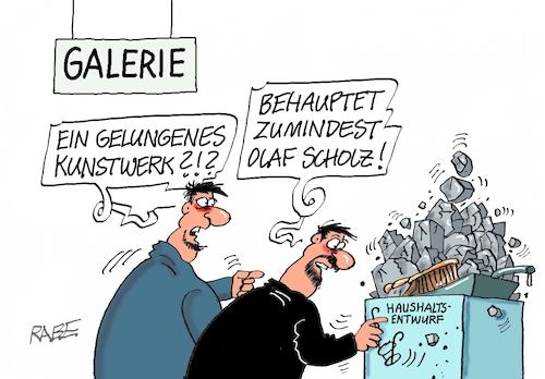 Cartoon: Gelungene Kunst (medium) by RABE tagged ampel,ampelregierung,rot,grün,gelb,fdp,spd,grüne,rabe,ralf,böhme,cartoon,karikatur,pressezeichnung,farbcartoon,tagescartoon,inflation,einkommen,einkommensplus,haushaltsentwurf,haushaltsloch,haushaltsdebatte,galerie,kunst,kunstwerk,olaf,scholz,plastik,ampel,ampelregierung,rot,grün,gelb,fdp,spd,grüne,rabe,ralf,böhme,cartoon,karikatur,pressezeichnung,farbcartoon,tagescartoon,inflation,einkommen,einkommensplus,haushaltsentwurf,haushaltsloch,haushaltsdebatte,galerie,kunst,kunstwerk,olaf,scholz,plastik