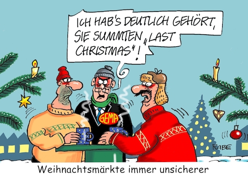 Cartoon: Gemagebühren (medium) by RABE tagged ampelregierung,scholz,spd,grüne,fdp,lindner,kinder,kindergrundsicherung,rabe,ralf,böhme,cartoon,karikatur,pressezeichnung,farbcartoon,tagescartoon,hausmeister,ohren,zähne,weihnachten,weihnachtsmärkte,glühweinstand,weihnachtslieder,pop,christmas,gema,summen,abkassierung,gebühren,gemagebühren,ampelregierung,scholz,spd,grüne,fdp,lindner,kinder,kindergrundsicherung,rabe,ralf,böhme,cartoon,karikatur,pressezeichnung,farbcartoon,tagescartoon,hausmeister,ohren,zähne,weihnachten,weihnachtsmärkte,glühweinstand,weihnachtslieder,pop,christmas,gema,summen,abkassierung,gebühren,gemagebühren