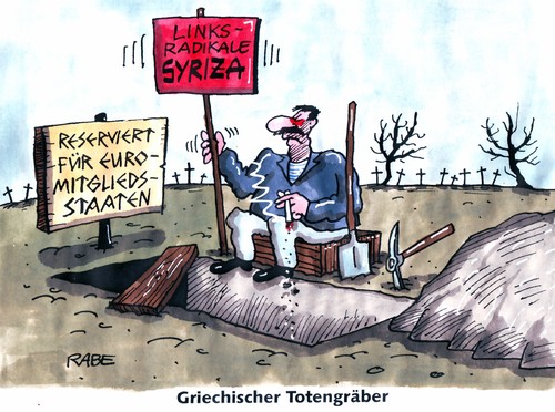 Cartoon: Grabgeflüster (medium) by RABE tagged merkel,kanzlerin,cdu,berlin,obama,gipfel,camp,david,acht,griechenland,athen,euro,hellas,schuldenkrise,rettungsschirm,schuldenschnitt,börse,finanzchefs,brüssel,schäuble,parlamentswahlen,kabinettsbildung,rechte,linke,linksradikale,syriza,euromitgliedsstaaten,euroländer,eurozone,sparkurs,fiskalpakt,friedhof,grab,totengräber,kanzlerin,merkel,obama,berlin,camp david,camp,david