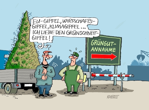 Cartoon: Grüner Gipfel (medium) by RABE tagged ampel,ampelregierung,rot,grün,gelb,fdp,spd,grüne,rabe,ralf,böhme,cartoon,karikatur,pressezeichnung,farbcartoon,tagescartoon,inflation,einkommen,rente,rentenpaket,bruch,streit,neuwahlen,natur,naturschutz,gipfel,gipfeltreffen,sondergipfel,eu,klima,wirtschaft,grünschnitt,grünannahme,annahmestelle,laub,gras,geäst,frühling,garten,ampel,ampelregierung,rot,grün,gelb,fdp,spd,grüne,rabe,ralf,böhme,cartoon,karikatur,pressezeichnung,farbcartoon,tagescartoon,inflation,einkommen,rente,rentenpaket,bruch,streit,neuwahlen,natur,naturschutz,gipfel,gipfeltreffen,sondergipfel,eu,klima,wirtschaft,grünschnitt,grünannahme,annahmestelle,laub,gras,geäst,frühling,garten