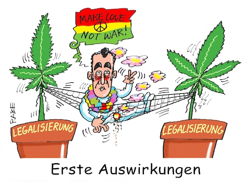 Cartoon: Hängepartie (medium) by RABE tagged cannabis,hanf,rauschmittel,drogen,legalisierung,lauterbach,özdemir,hanfpflanze,hanfanbau,gesetzentwurf,rabe,ralf,böhme,cartoon,karikatur,pressezeichnung,fabcartoon,tagescartoon,hängematte,blumenkette,hippies,blumenkinder,flower,power,love,peace,war,kiffer,cannabis,hanf,rauschmittel,drogen,legalisierung,lauterbach,özdemir,hanfpflanze,hanfanbau,gesetzentwurf,rabe,ralf,böhme,cartoon,karikatur,pressezeichnung,fabcartoon,tagescartoon,hängematte,blumenkette,hippies,blumenkinder,flower,power,love,peace,war,kiffer