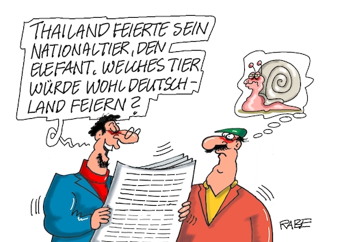 Cartoon: Heiligtum (medium) by RABE tagged olaf,scholz,bundeskanzler,ankündigung,zeitenwende,ergebnisse,opposition,union,rabe,ralf,böhme,cartoon,karikatur,pressezeichnung,farbcartoon,tagescartoon,kluft,spalt,brücke,ampel,ampelregierung,thailand,nationaltier,landestier,heiligtum,verehrung,elefant,dickhäuter,deutschland,tier,schnecke,langsamkeit,olaf,scholz,bundeskanzler,ankündigung,zeitenwende,ergebnisse,opposition,union,rabe,ralf,böhme,cartoon,karikatur,pressezeichnung,farbcartoon,tagescartoon,kluft,spalt,brücke,ampel,ampelregierung,thailand,nationaltier,landestier,heiligtum,verehrung,elefant,dickhäuter,deutschland,tier,schnecke,langsamkeit