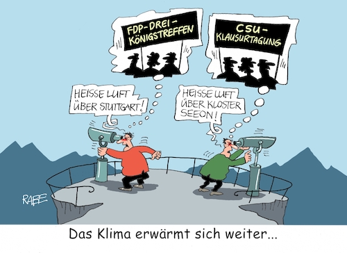 Cartoon: Heißluftgebläse (medium) by RABE tagged söder,csu,klausur,klausurtagung,bayern,löwe,lorbeerkranz,rabe,ralf,böhme,cartoon,karikatur,pressezeichnung,farbcartoon,tagescartoon,friedrich,merz,union,cdu,schwesterpartei,berlin,fdp,stuttgart,dreikönigstreffen,klimawandel,luft,luftverschmutzung,alpen,fernglas,berge,gipfel,söder,csu,klausur,klausurtagung,bayern,löwe,lorbeerkranz,rabe,ralf,böhme,cartoon,karikatur,pressezeichnung,farbcartoon,tagescartoon,friedrich,merz,union,cdu,schwesterpartei,berlin,fdp,stuttgart,dreikönigstreffen,klimawandel,luft,luftverschmutzung,alpen,fernglas,berge,gipfel