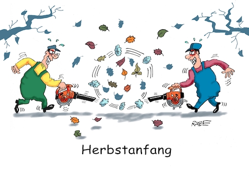 Cartoon: Herbstanfang (medium) by RABE tagged herbst,herbstanfang,blätter,laub,laubbläser,herbststimmung,rabe,ralf,böhme,cartoon,karikatur,pressezeichnung,farbcartoon,tagescartoon,kalender,abreißkalender,herbstwind,herbst,herbstanfang,blätter,laub,laubbläser,herbststimmung,rabe,ralf,böhme,cartoon,karikatur,pressezeichnung,farbcartoon,tagescartoon,kalender,abreißkalender,herbstwind