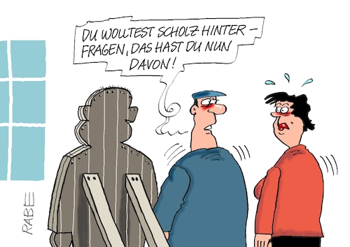 Cartoon: Hinterfragung II (medium) by RABE tagged ampel,ampelregierung,rot,grün,gelb,fdp,spd,grüne,rabe,ralf,böhme,cartoon,karikatur,pressezeichnung,farbcartoon,tagescartoon,scholz,kanzleramt,präsident,hinterfragung,olaf,pappe,kulisse,pappkamerad,ampel,ampelregierung,rot,grün,gelb,fdp,spd,grüne,rabe,ralf,böhme,cartoon,karikatur,pressezeichnung,farbcartoon,tagescartoon,scholz,kanzleramt,präsident,hinterfragung,olaf,pappe,kulisse,pappkamerad