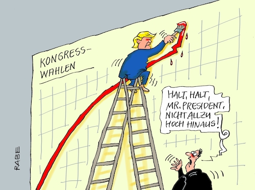 Cartoon: Hoch hinaus (medium) by RABE tagged trump,präsident,weisses,haus,washington,toilette,klo,klodeckel,sanierung,erneuerung,oval,office,rabe,ralf,böhme,cartoon,karikatur,pressezeichnung,farbcartoon,tagescartoon,kongress,kongresswahlen,demokraten,republikaner,leiter,bilanz,trump,präsident,weisses,haus,washington,toilette,klo,klodeckel,sanierung,erneuerung,oval,office,rabe,ralf,böhme,cartoon,karikatur,pressezeichnung,farbcartoon,tagescartoon,kongress,kongresswahlen,demokraten,republikaner,leiter,bilanz