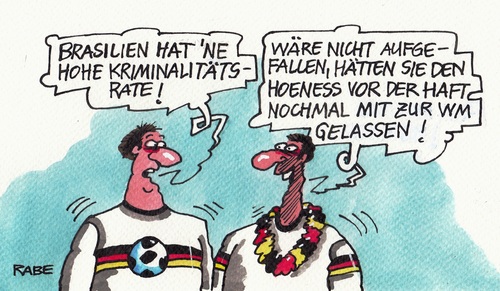 Cartoon: Hoeneßkrimi (medium) by RABE tagged brasilen,wm,fussballweltmeisterschaft,hoeneß,uli,bayernpräsident,knast,gefängnis,steuerhinterziehung,jva,landsberg,knacki,selbstanzeige,wurstfabrikant,rabe,ralf,böhme,cartoon,pressezeichnung,farbcartoon,löw,nationalelf,spieler,krimi,verbrechen,kriminalität,überfall,mord,raub,brasilen,wm,fussballweltmeisterschaft,hoeneß,uli,bayernpräsident,knast,gefängnis,steuerhinterziehung,jva,landsberg,knacki,selbstanzeige,wurstfabrikant,rabe,ralf,böhme,cartoon,pressezeichnung,farbcartoon,löw,nationalelf,spieler,krimi,verbrechen,kriminalität,überfall,mord,raub