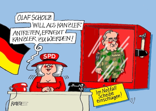 Cartoon: Kandidat nochmal (medium) by RABE tagged ampel,ampelregierung,rot,grün,gelb,fdp,spd,grüne,rabe,ralf,böhme,cartoon,karikatur,pressezeichnung,farbcartoon,tagescartoon,inflation,einkommen,einkommensplus,plus,michel,angel,fisch,katze,kater,kanzler,kanzlerkandidat,kanzlerkandidatur,merz,scholz,pistorius,notfall,hammer,scheibe,schlag,ampel,ampelregierung,rot,grün,gelb,fdp,spd,grüne,rabe,ralf,böhme,cartoon,karikatur,pressezeichnung,farbcartoon,tagescartoon,inflation,einkommen,einkommensplus,plus,michel,angel,fisch,katze,kater,kanzler,kanzlerkandidat,kanzlerkandidatur,merz,scholz,pistorius,notfall,hammer,scheibe,schlag