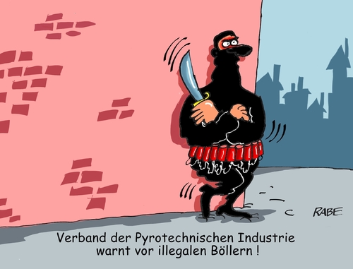 Cartoon: Katastrophenböller (medium) by RABE tagged silvester,jahreswechsel,prosit,neujahr,feuerwerk,böller,raketen,silvesterfeuerwerk,rabe,ralf,böhme,cartoon,karikatur,pressezeichnung,farbcartoon,tagescartoon,katastrophen,attentat,terroranschläge,fehlentscheidungen,eu,griechenlandhilfe,flüchtlingskrise,silvester,jahreswechsel,prosit,neujahr,feuerwerk,böller,raketen,silvesterfeuerwerk,rabe,ralf,böhme,cartoon,karikatur,pressezeichnung,farbcartoon,tagescartoon,katastrophen,attentat,terroranschläge,fehlentscheidungen,eu,griechenlandhilfe,flüchtlingskrise