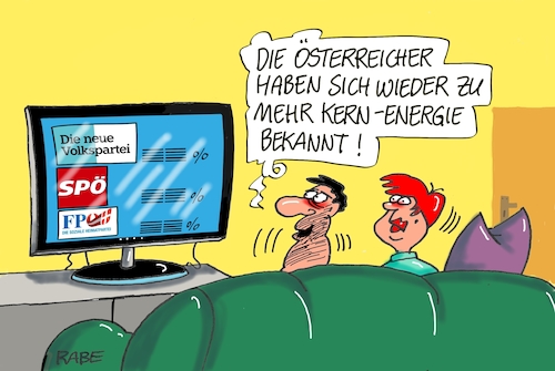 Cartoon: Kernenergie II (medium) by RABE tagged österreich,parlamentswahlen,kern,kurz,strache,spö,fpö,övp,rabe,ralf,böhme,cartoon,karikatur,pressezeichnung,farbcartoon,tagescartoon,kernenergie,atomenergeie,brennelement,österreich,parlamentswahlen,kern,kurz,strache,spö,fpö,övp,rabe,ralf,böhme,cartoon,karikatur,pressezeichnung,farbcartoon,tagescartoon,kernenergie,atomenergeie,brennelement